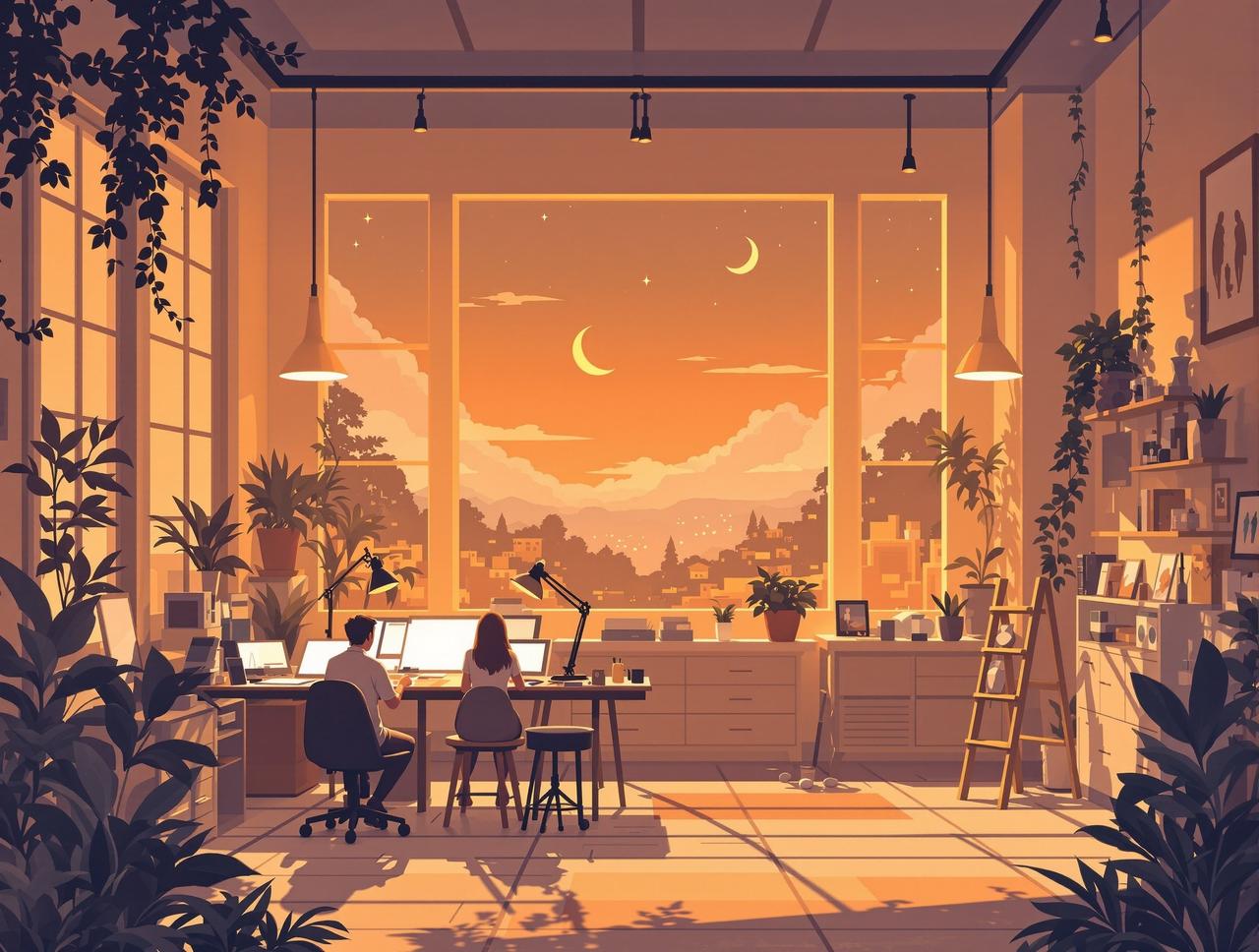 夸克网剧创作团队工作场景